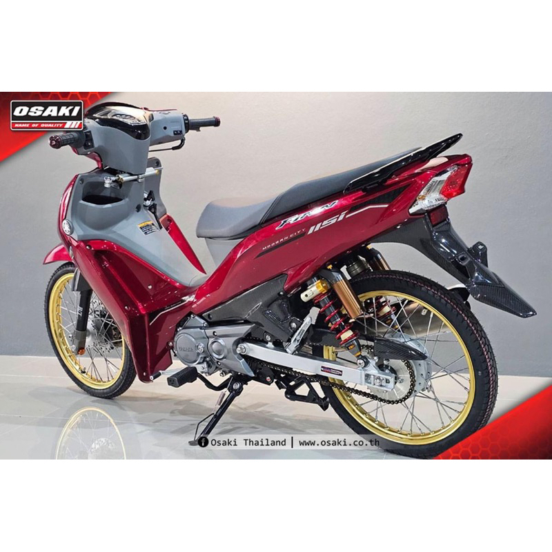 Bộ nhông sên dĩa màu đẹp hiệu Osaki Thailand cho xe Future fi Drem,Wave,Si,Ju.