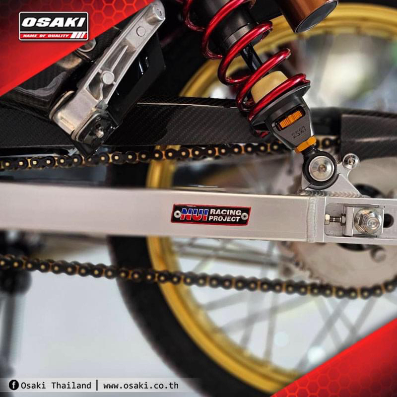 Bộ nhông sên dĩa màu đẹp hiệu Osaki Thailand cho xe Future fi Drem,Wave,Si,Ju.