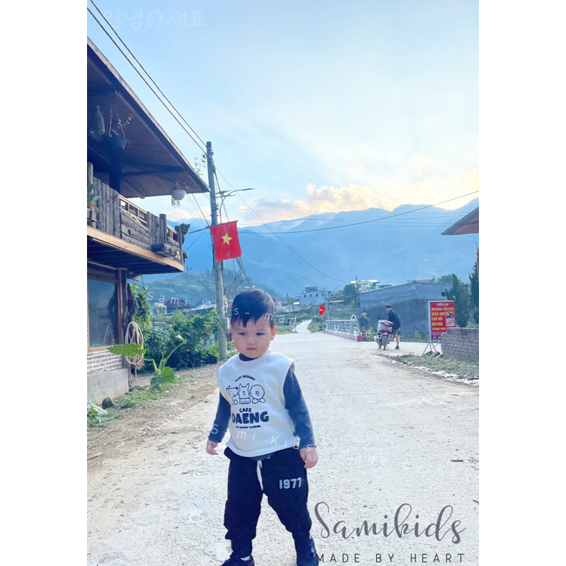 Áo nỉ cho bé cài sườn siêu mềm ấm 3-14kg