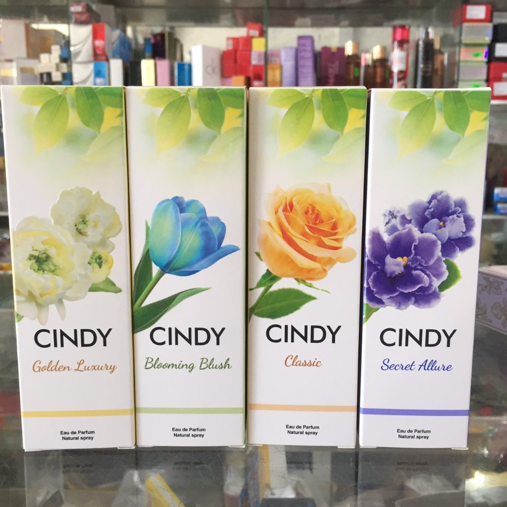 Nước hoa Cindy 50ml - Mẫu mới đổi theo hình mỗi phân loại