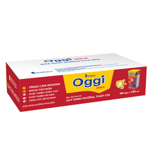 Thùng sữa bột pha sẵn Oggi suy dinh dưỡng 180ml