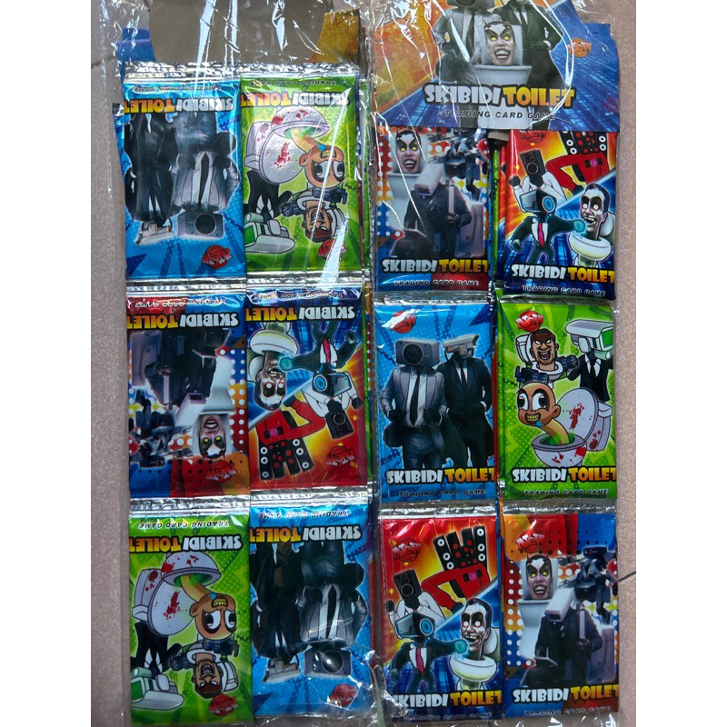 Vĩ 36xấp Toilet,pokemom ,onepece,