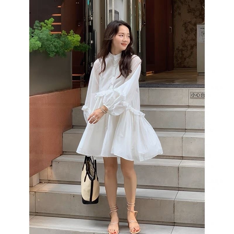 VÁY TRẮNG BABY DOLL