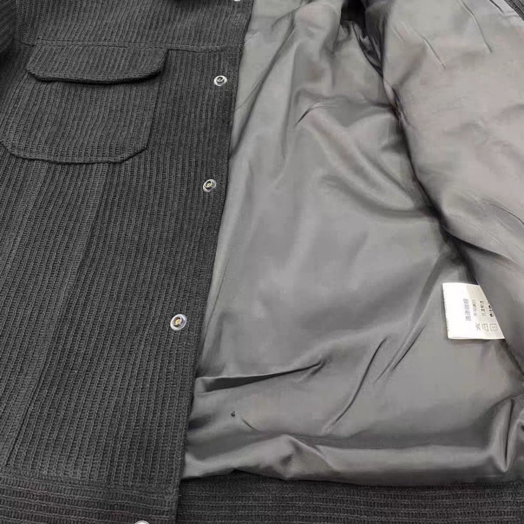 Áo Khoác Nhung Tăm Túi Hộp Lớp Dày Dặn Form Rộng, Phong Cách Retro, Class Cho Nam #QC03