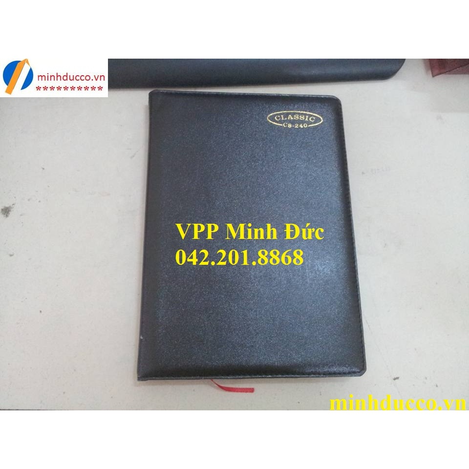 Sổ da classic c8-240tr