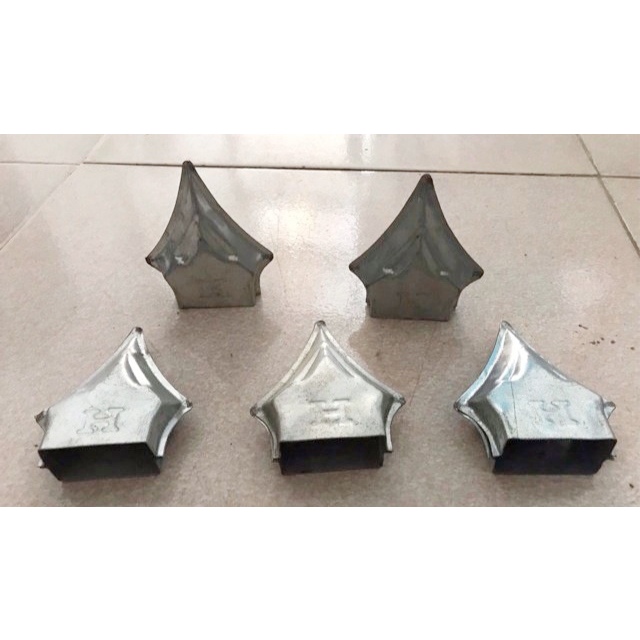 Bộ 50 chiếc mác tôn 20x40, mác sắt hộp, mác tôn hàng rào, giá tốt