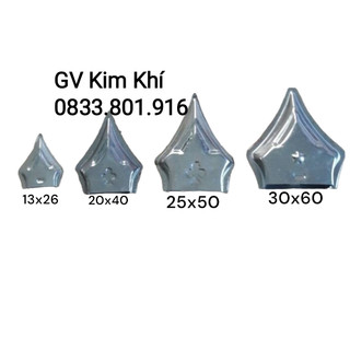 Bộ 50 chiếc mác tôn 20x40, mác sắt hộp, mác tôn hàng rào, giá tốt