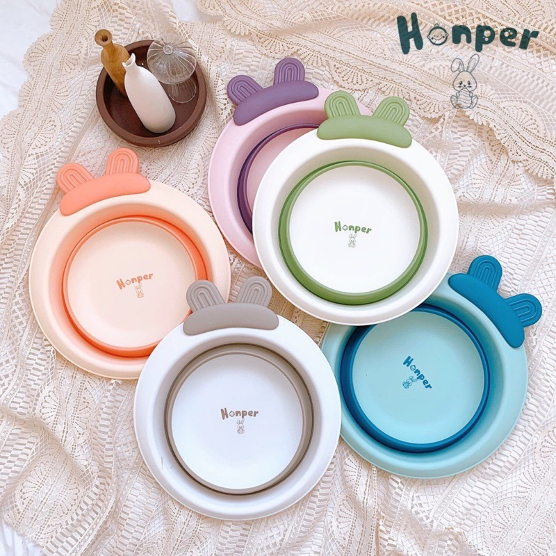 Chậu rửa mặt gấp gọn cho bé