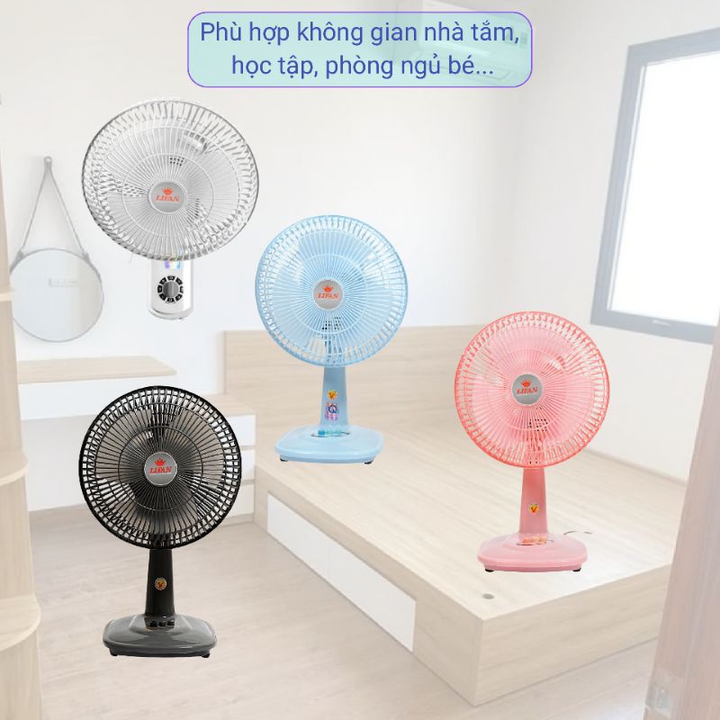 QUẠT TREO TƯỜNG LIFAN T-109 công suất 22W sải cánh 20cm mát êm dịu thoải mái phù hợp không gian nhỏ