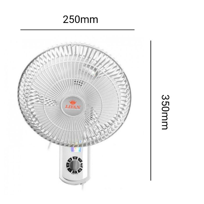 Quạt treo tường Lifan T-109 sải cánh 20 cm lồng 25cm