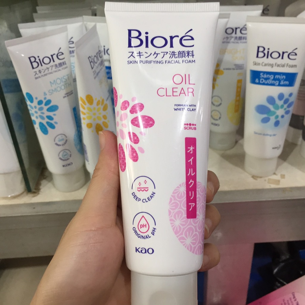 Sữa rửa mặt Biore 100g  Mẫu Mới như hình