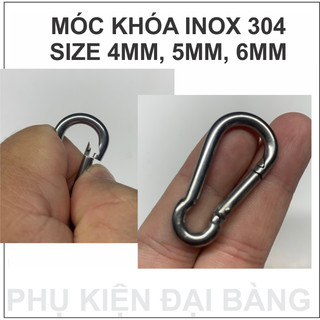 Móc khóa inox 304, phụ kiện chim ưng, phụ kiện chim săn