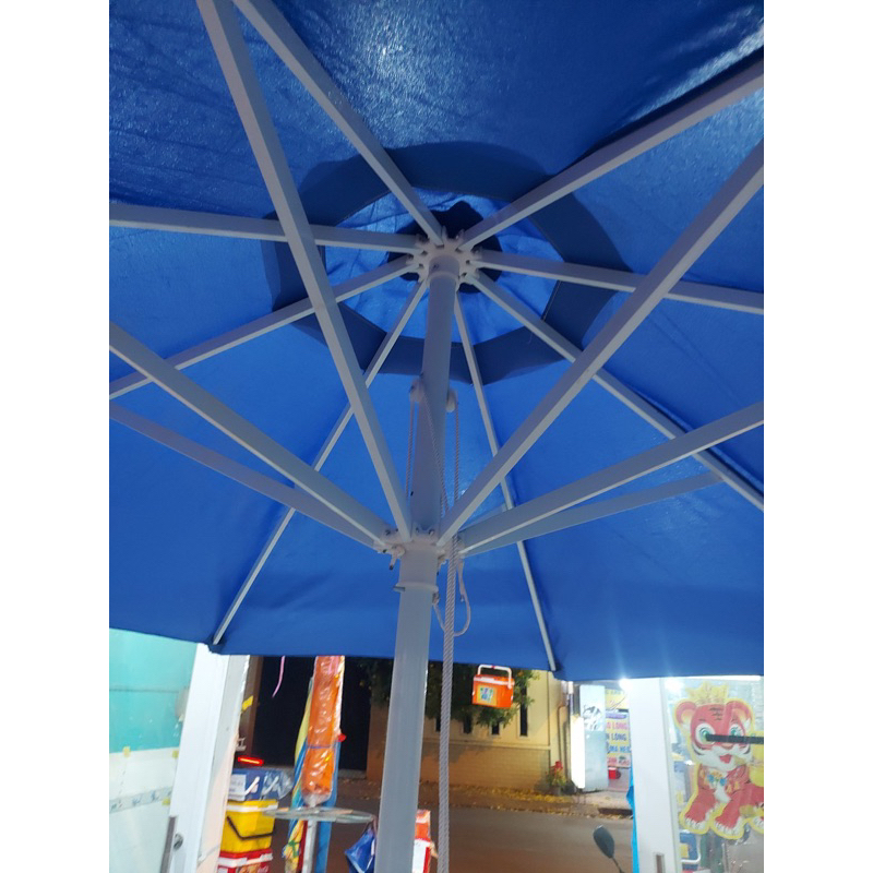 Ô DÙ GỖ chính tâm tròn 3M KÈO GỖ KHÔNG ĐẾ