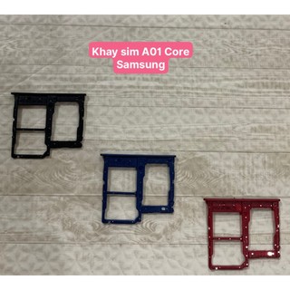 Khay sim A01 Core Samsung