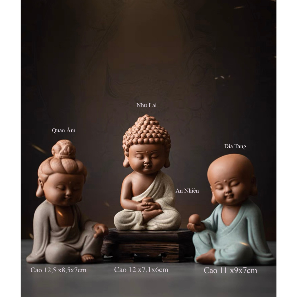Tượng Tam Sư Mang May Mắn Bình An