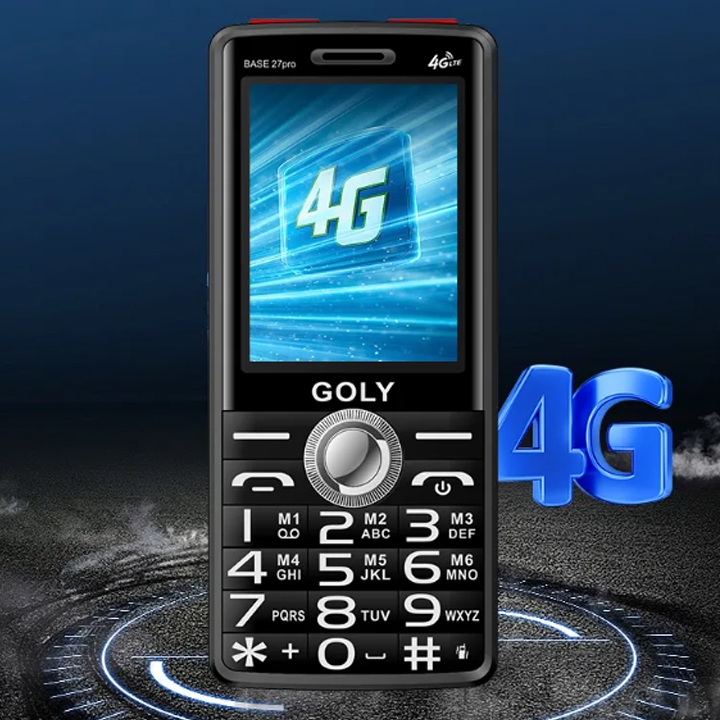 Điện thoại Goly Base 27 Pro 4G  ,Gọi HD Call ,Màn hình lớn ,Pin trâu - Hàng chính hãng