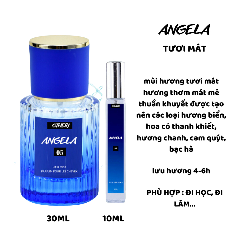 Nước Hoa Nữ OTHERI  ANGELA Hương Thơm Tươi Mát Dễ Chịu, Giúp Tóc Bóng Mượt