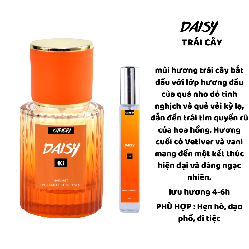 Nước Hoa Tóc OTHERI DAISY Hương Trái Cây Cao Cấp Lưu Hương Cả Ngày