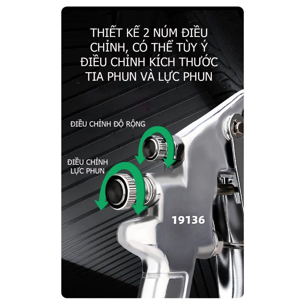 Bình phun sơn khí nén Tuosen