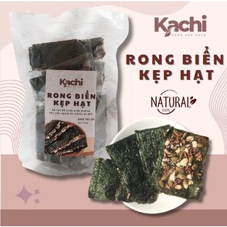 Rong Biển Kẹp Hạt Dinh Dưỡng KACHI NÔNG SẢN, Bánh Rong Biển Ăn Liền, Ăn Vặt, Hạt Dinh Dưỡng, Giảm Cân, Bà Bầu 250G