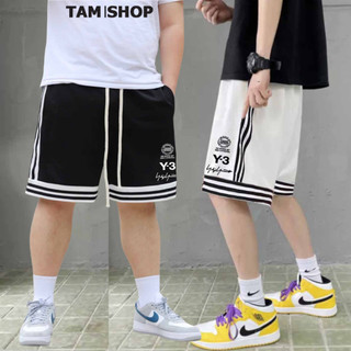 quần short y3 kiểu đùi thun lững chất mè mặc nhà tập gym - Quần đùi nam nữ unisex