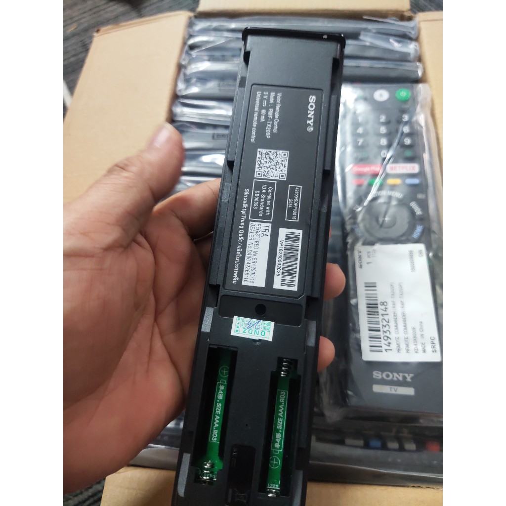 Điều khiển tivi giọng nói sony TX200P dùng từ đời 2015 đến 2019- bảo hành 2 tháng