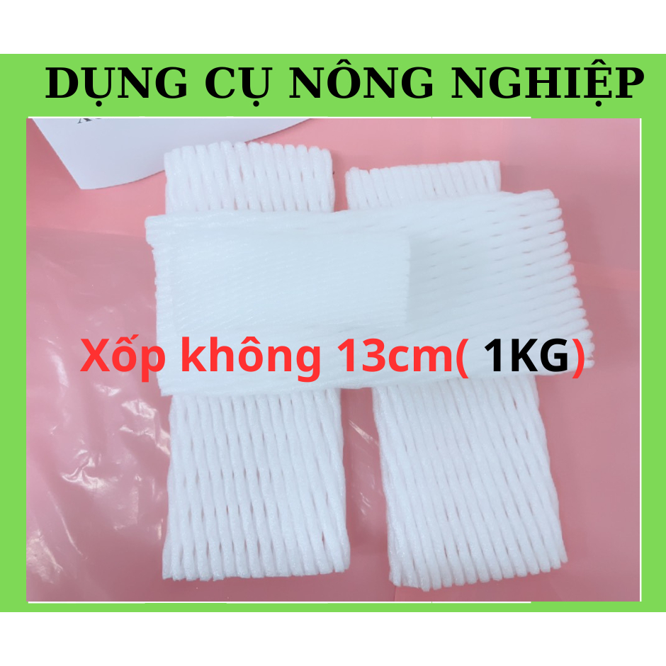Xốp lưới bọc trái cây 13cm  xốp không bọc ổi,táo, lê