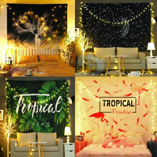  Tranh Vải Vintage Treo Tường Trang Trí Nhà Thảm Vải Treo Thiên Nhiên Treo Tường Decor Phòng Ngủ 