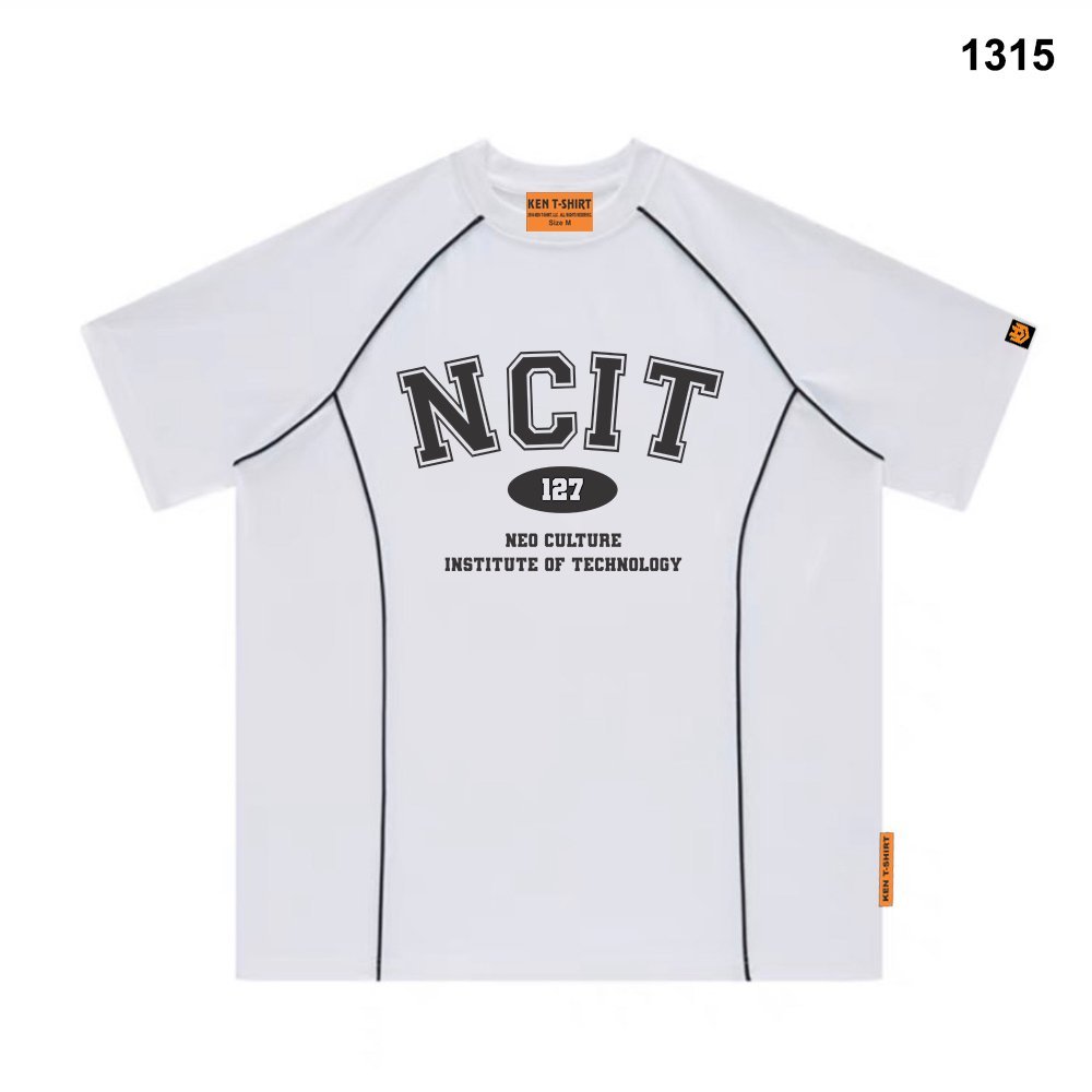 Áo Thun Phối Viền HY KOREA Cotton 75 Raglan Line NCIT 1315 Unisex