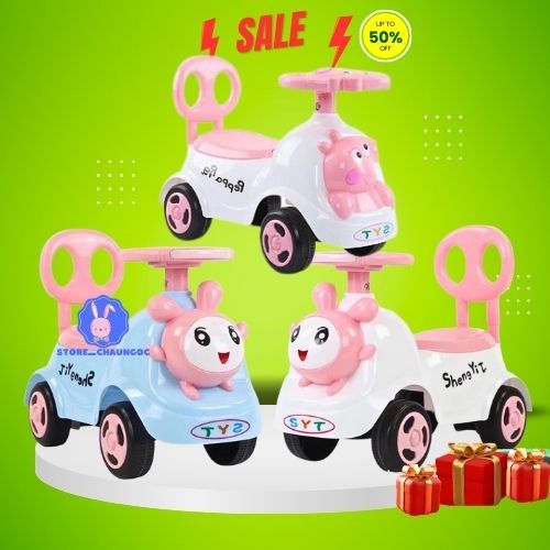 lắc chòi chân heo peppa -chòi thỏ có phát nhạc -có đèn vui nhộn. .
