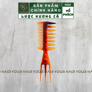 Lược Xương Cá tạo kiểu Trifecta Comb - Hổ phách
