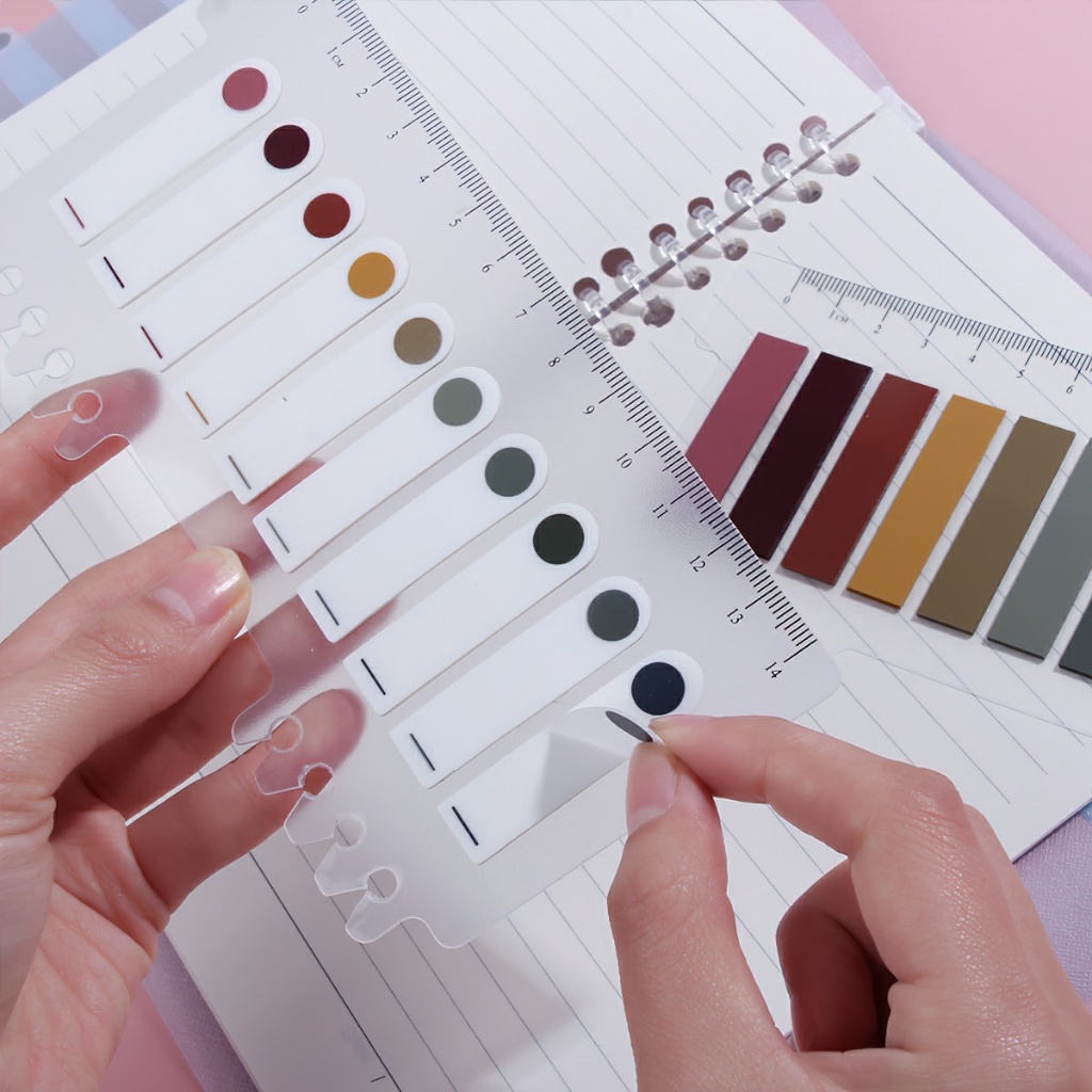 Bộ 200 giấy ghi chú đánh dấu trang sách màu neon -BeloveShop