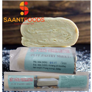 Bột Ngàn Lớp Puff Pastry Sheet 500gr (Giao hàng hoả tốc trong TPHCM)