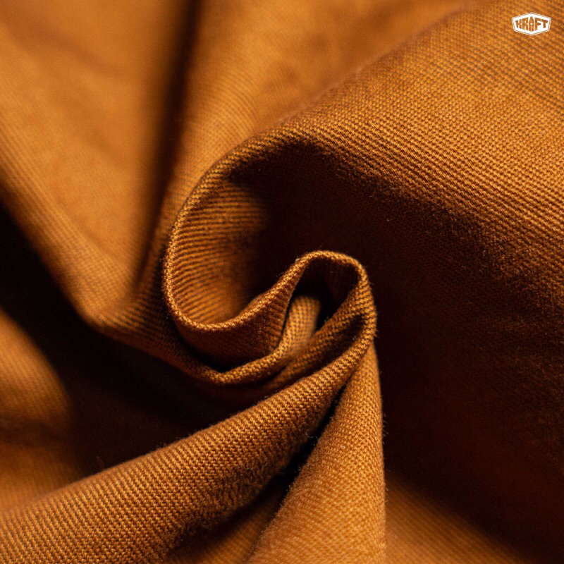 ÁO GHI LE KRAFT PHỐI DA BÒ NÚT ĐỒNG VINTAGE