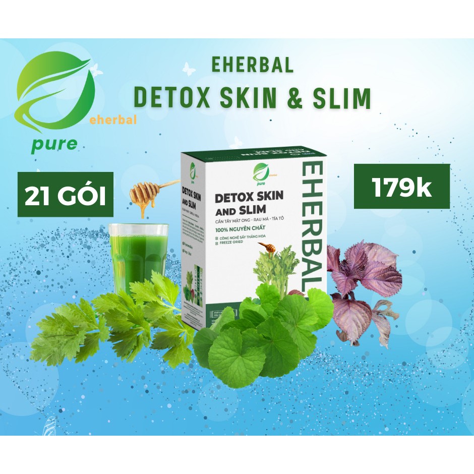 Bột Eherbal DETOX SKIN & SLIM