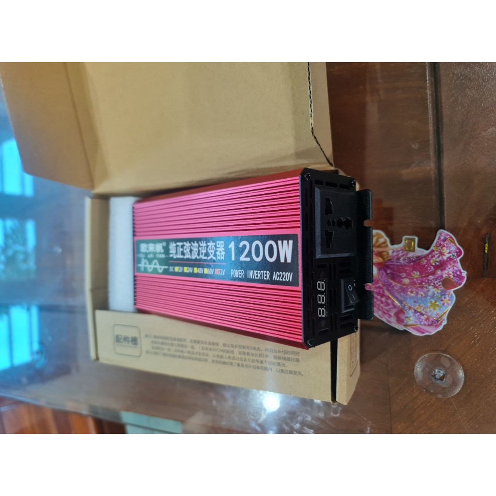 Bộ kích điện sin chuẩn 1000W inverter 12V, 24V, 48v, 60V, 72V