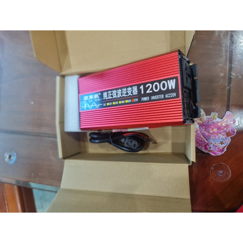 Bộ kích điện sin chuẩn 1000W inverter 12V, 24V, 48v, 60V, 72V