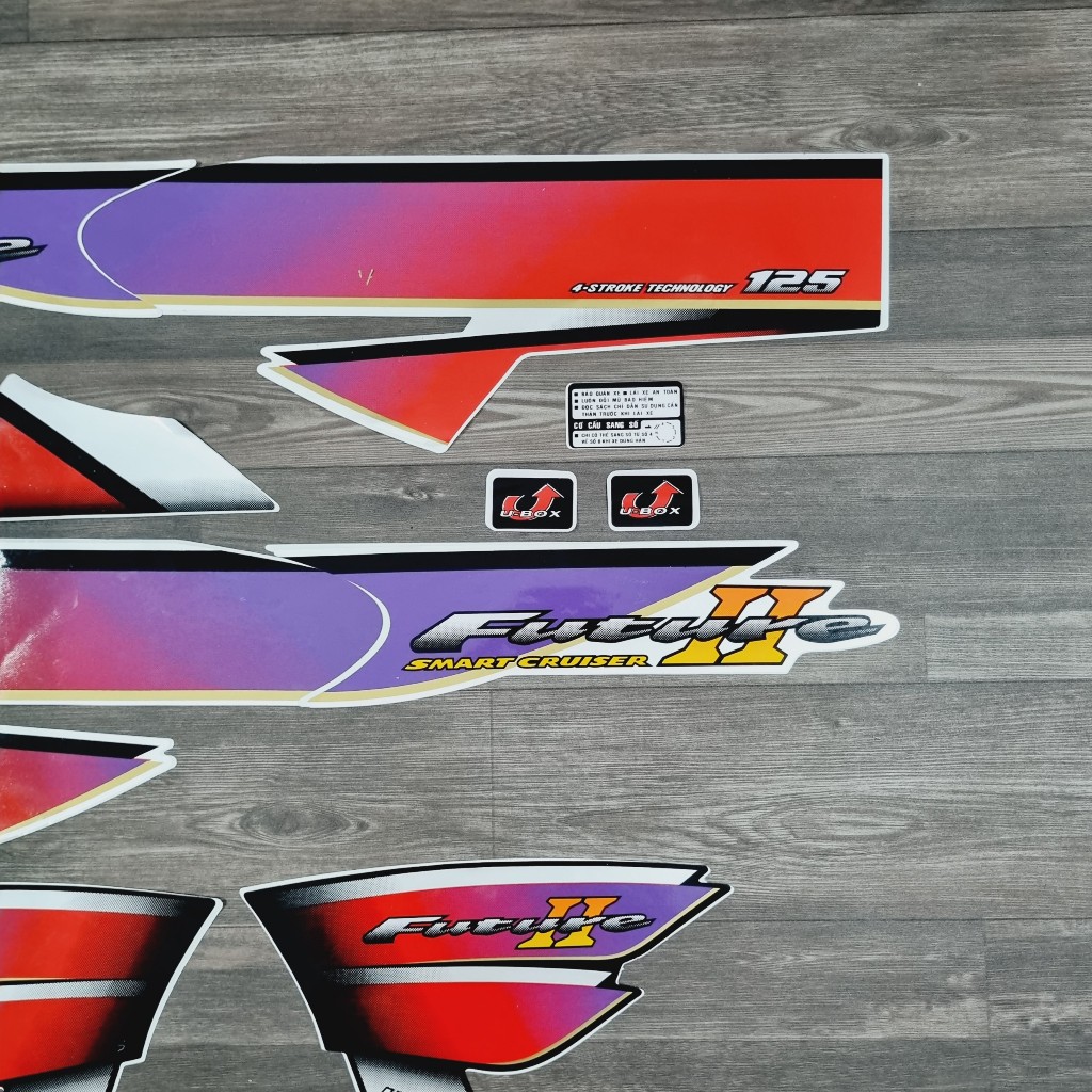 Trọn bộ tem dàn áo xe FUTURE 2 - tem 3 lớp như ZIN theo xe