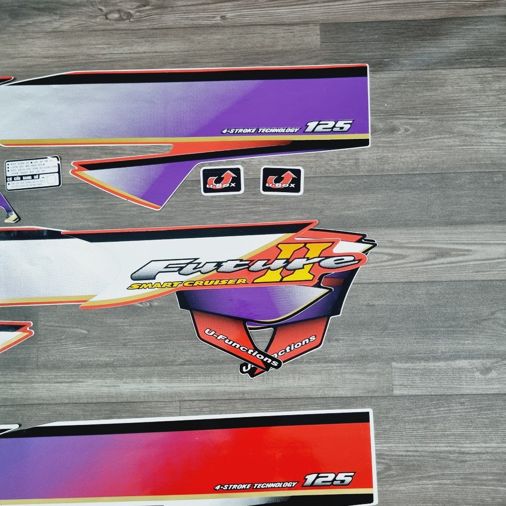 Trọn bộ tem dàn áo xe FUTURE 2 - tem 3 lớp như ZIN theo xe