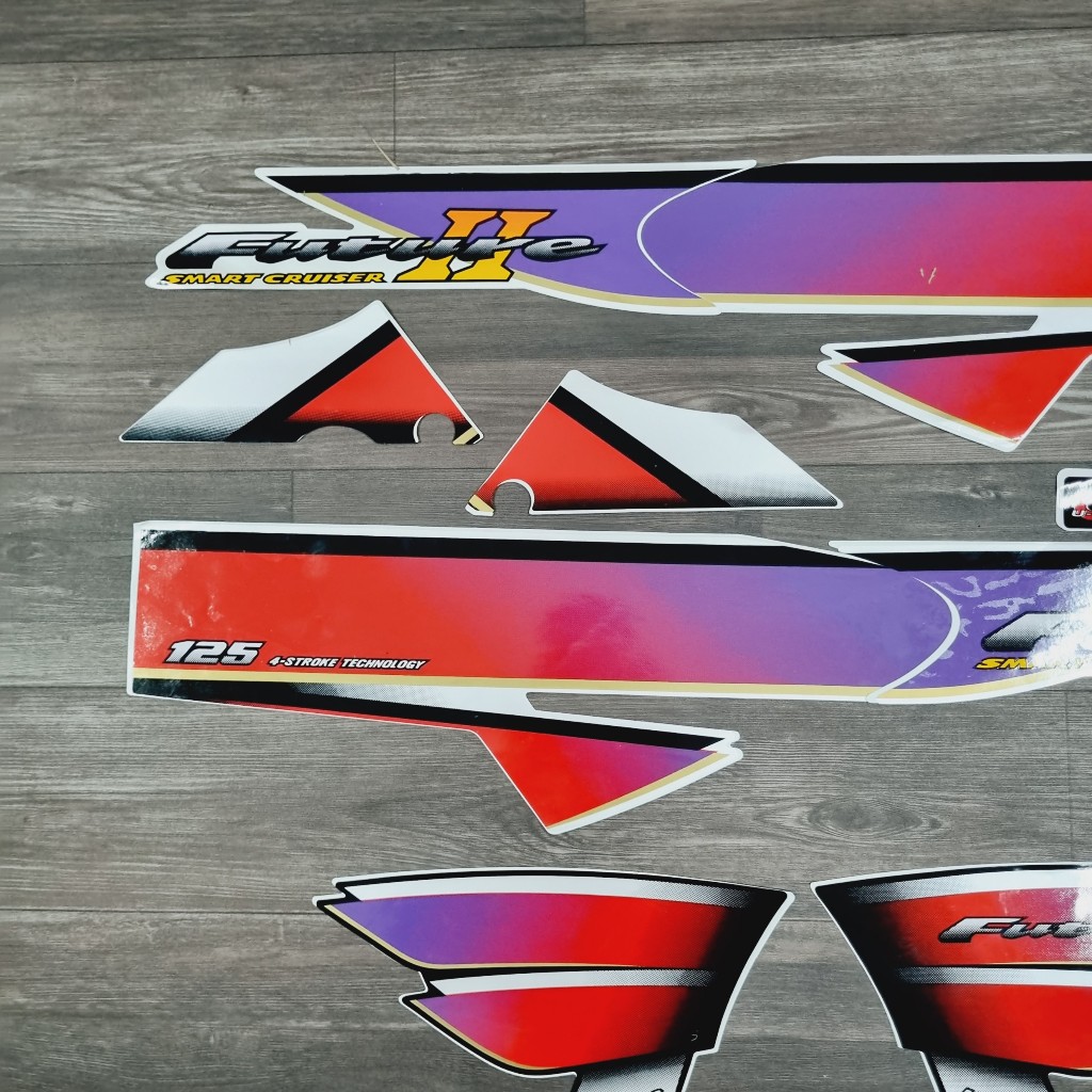 Trọn bộ tem dàn áo xe FUTURE 2 - tem 3 lớp như ZIN theo xe