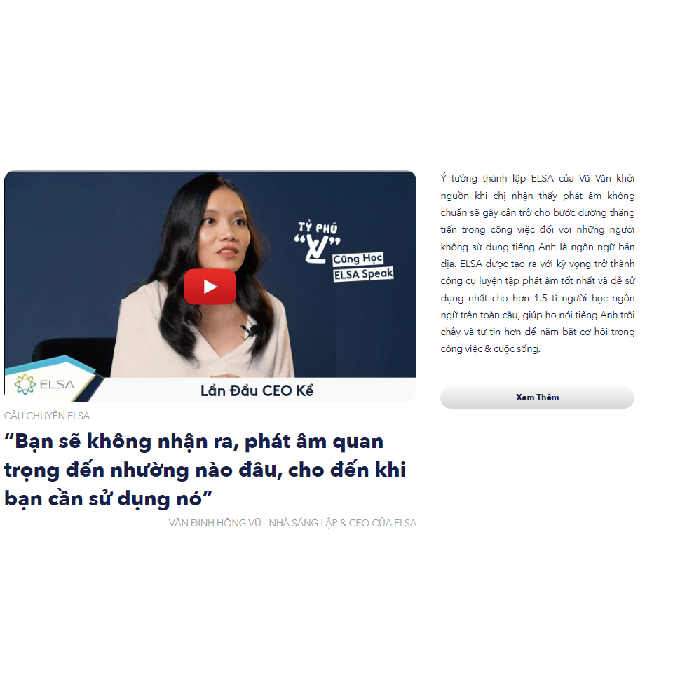 ELSA SPEAK PRO 1 Tháng - Tự Tin Giao Tiếp Với 10 Phút Mỗi Ngày