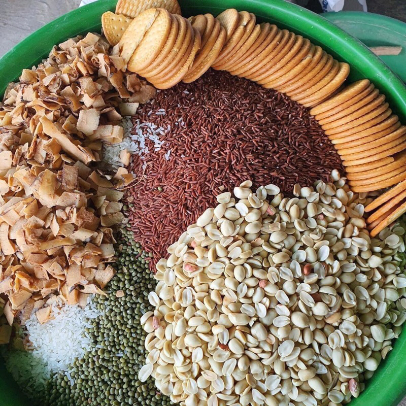 1kg bỏng ống ngũ cốc tuổi thơ, Bỏng ống gạo lứt