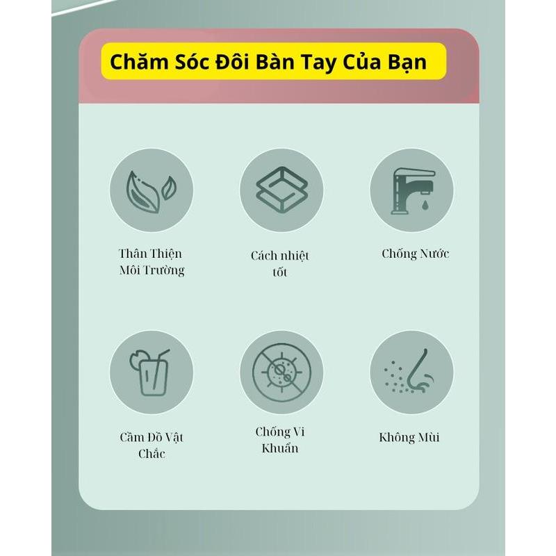 Găng Tay Cao Su Hộp 30 Cái Đa Năng Làm Bếp,Rửa Bát,Vệ Sinh Không Mùi