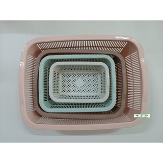 Rổ chữ nhật lớn nhiều màu cao cấp - đại triển