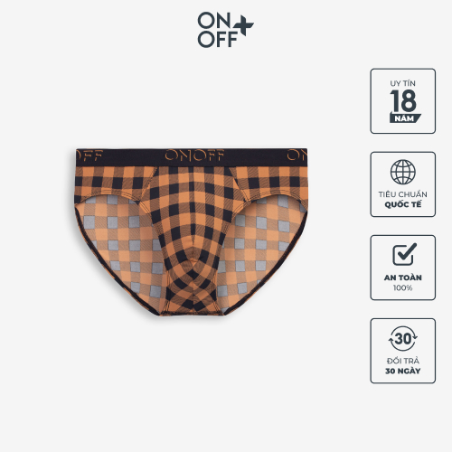 Clearance sale | Quần lót nam Microfiber ONOFF dáng trunk mát mịn, mỏng nhẹ - 18UQ23A032