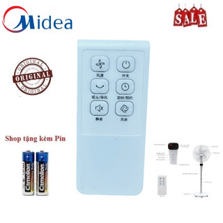 Điều khiển từ xa quạt cây quạt điện Midea FS40-10FR/15FR/8AR/13CR -Hàng chính hãng tặng kèm Pin