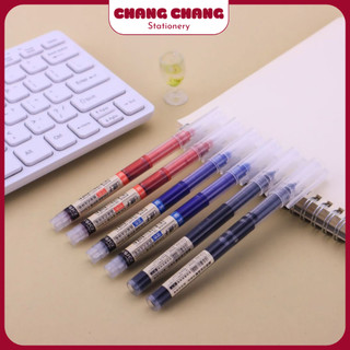 Bút Gel văn phòng phẩm Chang Chang mực đen, Bút nước Dupe Muji bút nước văn phòng