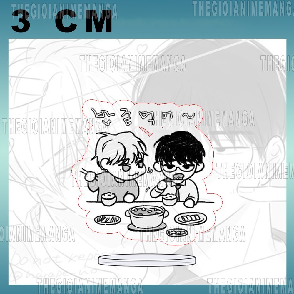Mô hình Standee CHECKMATE Chiếu tướng in hình manhwa BL anime tượng mica acrylic chibi xinh xắn