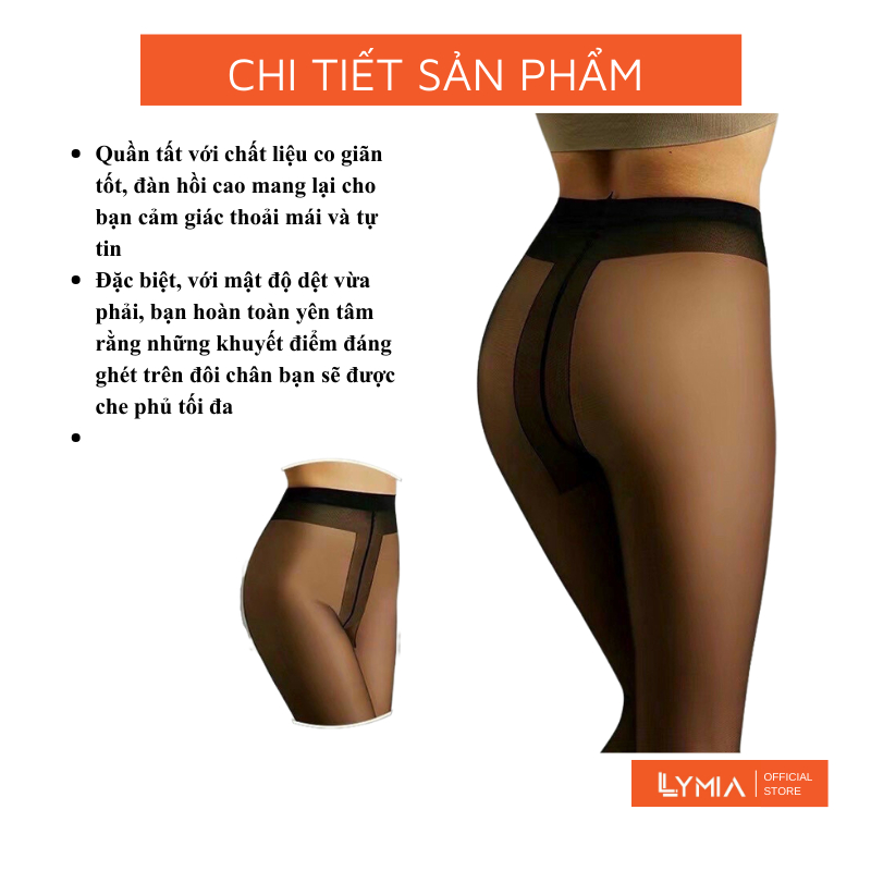 Quần tất giấy da chân nữ tàng hình 10D LEL siêu mỏng siêu dai không viền đùi QT25
