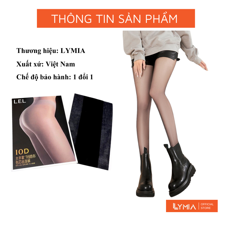 Quần tất giấy da chân nữ tàng hình 10D LEL siêu mỏng siêu dai không viền đùi QT25